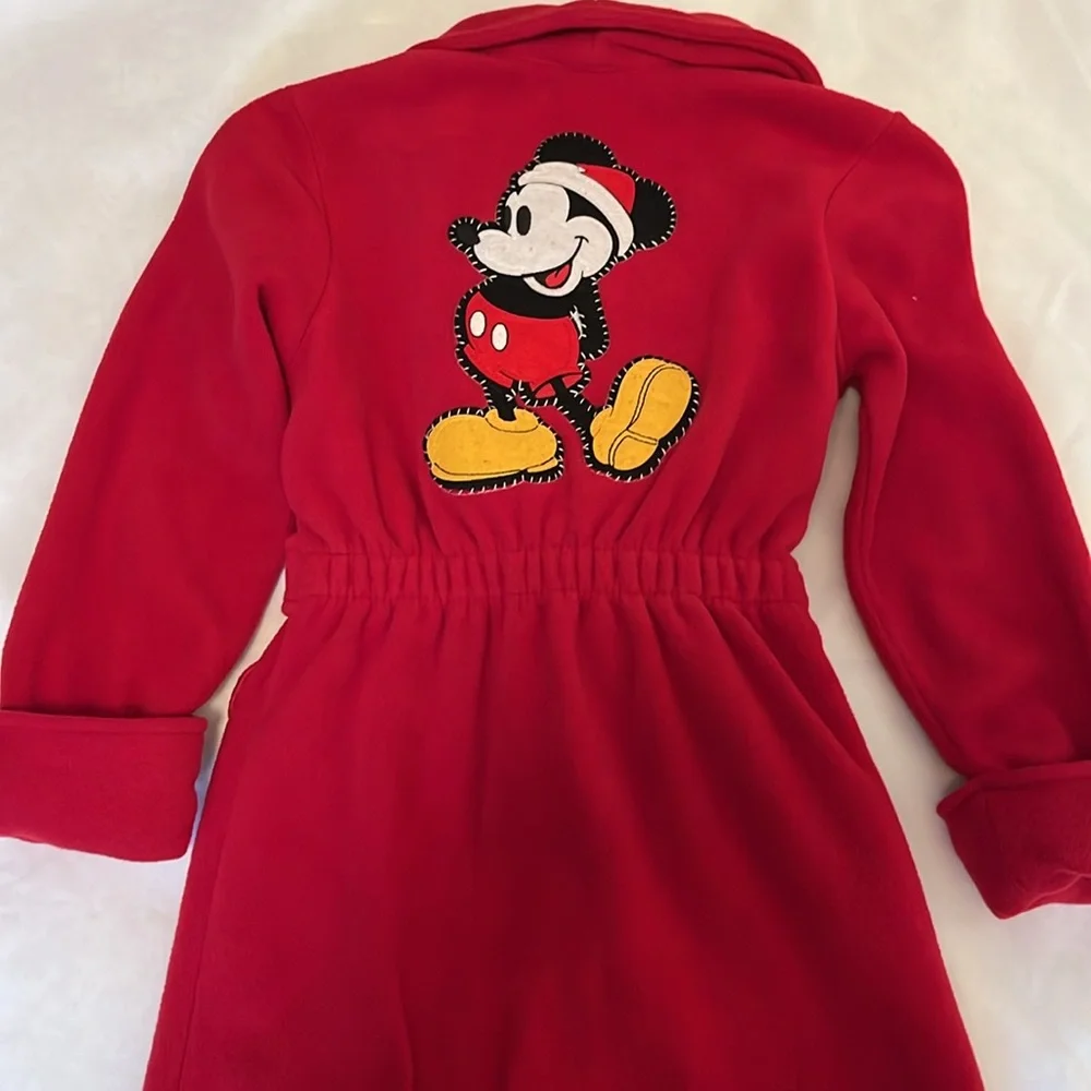 Disney Mickey Mouse boys size S red robe with Mickey on the back. - Picture 1 of 5
